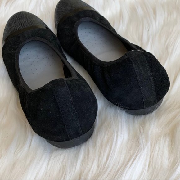 Worn Once Leather Suede Ballet Flats - Picture 3 of 5